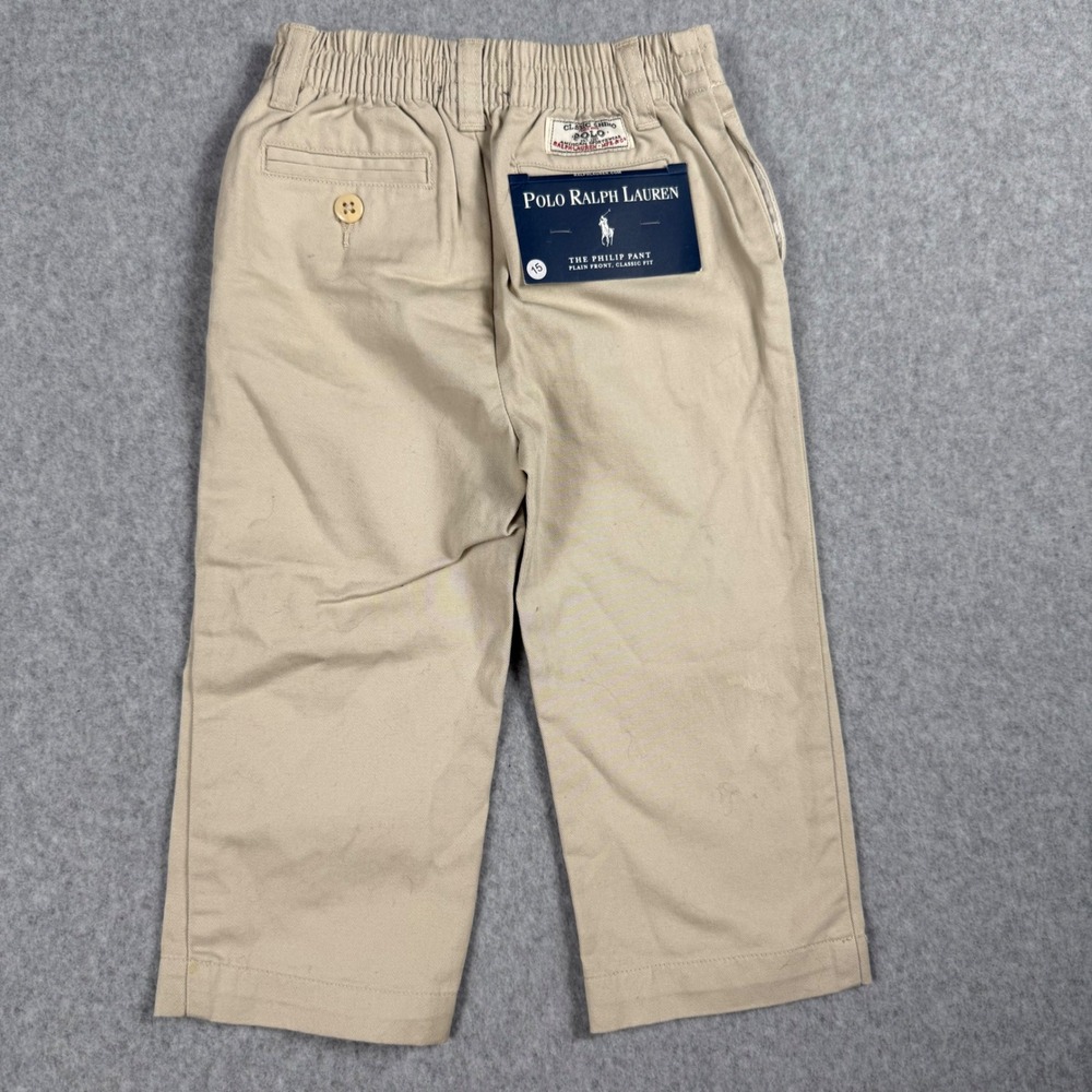 Polo Ralph Lauren Chino Pants 24M Khaki Tan Philip Pant Classic Trousers NWT